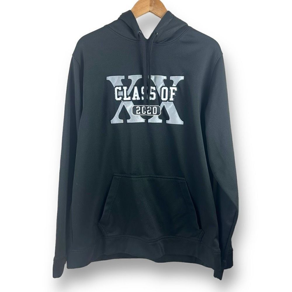 Jostens‎ Performance Black Hoodie Class of 2020 Size M